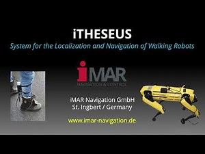 Walking Robot - Boston Dynamics' "SPOT" walks around with iMAR's Inertial Localization System (#3)