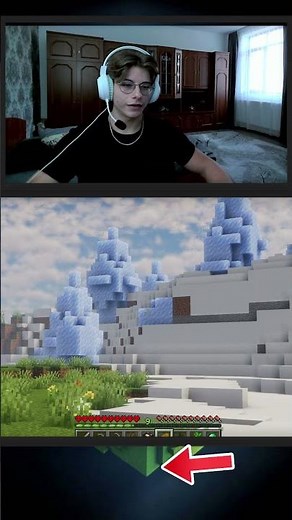 Cel Mai Tare *Stalp de Gheata* din Minecraft.. #shorts