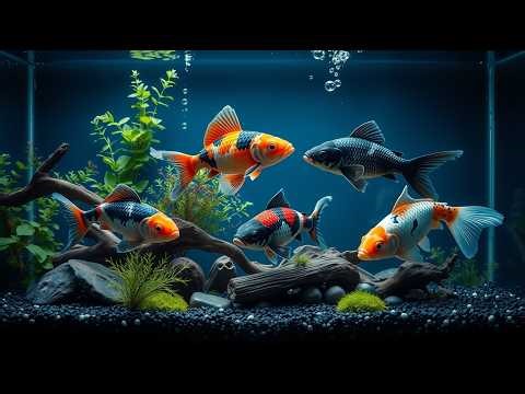 Relaxing Aquarium Ambience | Gentle Fish Tank Sounds for Sleep & Focus