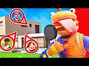 CACHE CACHE dans la VILLA de la TEAM CROÛTON sur FORTNITE !