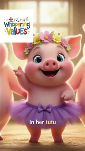 Piggy in a Tutu Won't Come Home! Dancing Diva Drives Farmer Wild! #shorts #kidschristianmusic