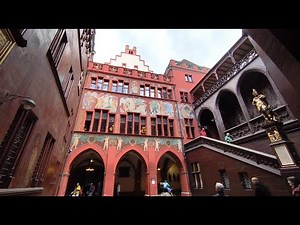 A day in Basel, Trams, Old Town & the Beautiful Rathaus #switzerland #germany