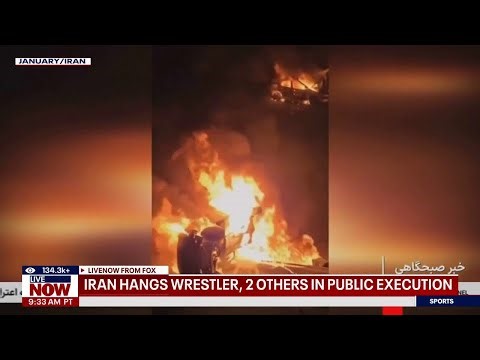 Iran publicly executes 3 people, including teen wrestling champ
