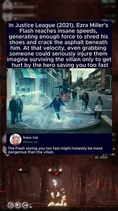 In Justice League (2021), Ezra Miller's Flash reaches insane speeds, generating enough force to