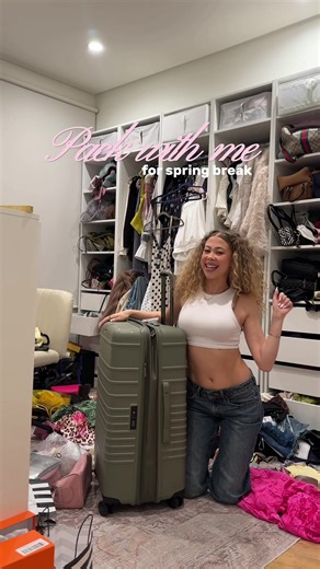 pack with me for spring break 🌷💕⭐️ #packwithme #springbreakoutfits #traveltok @BÉIS