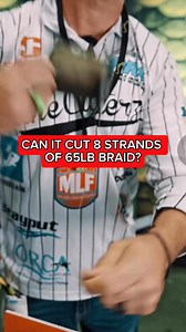 Can it cut 8 strands of 65-lb braid? 🎣 Line Cutterz handles heavy braid cleanly and easily — no force, no frustration. Built for real-world fishing. #fishing #angler #fishinggear #braidedline #tacklebox | Line Cutterz, LLC.