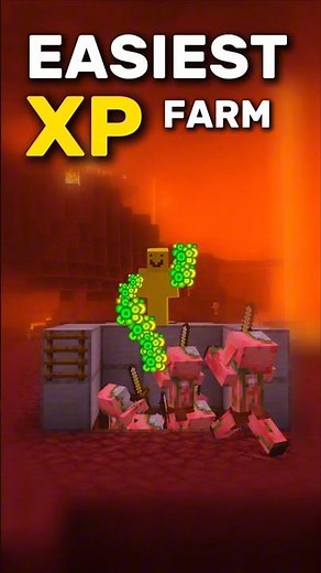 Minecraft Easiest XP Farm (1.21+) | #shorts #minecraft