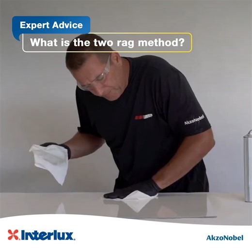 Check this hands-on demo using the two rag method to prepping before you paint. | Interlux Yacht Paint