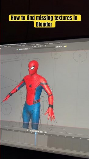 How to import missing textures in blender |#shorts #vfxworld #blender r