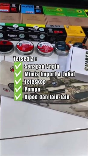 Jangan Hunting Sebelum Punya Ini❗️Perlengkapan Hunting Bisa COD #mimis #senapanangin #berburu