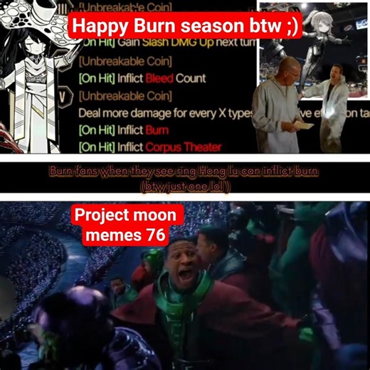 happy Burn season (limbus company) #limbuscompany #projectmoon #shorts #anime