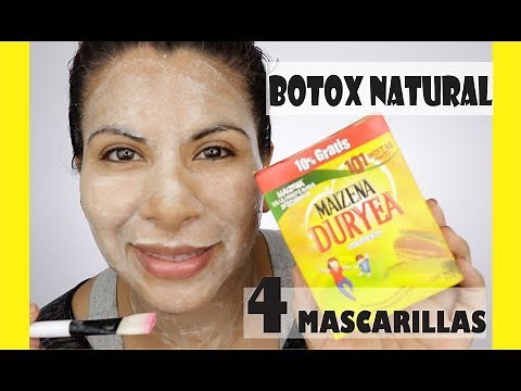 MASCARILLA DE MAIZENA CON EFECTO BOTOX Y ACLARANTE FACIAL