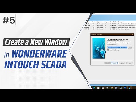 Create a New Window in Wonderware InTouch SCADA | Wonderware Intouch SCADA