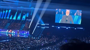 9.6K views · 210 reactions | David Letterman inducts Warren Zevon to the 40th Annual Rock and Roll Hall of Fame, Peacock Theater, LA, November 8, 2025, Part 2 | Panteao Productions | Facebook