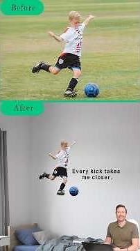 Turn Your Photos into Custom Wall Art | Easy DIY Wall Sticker Tutorial