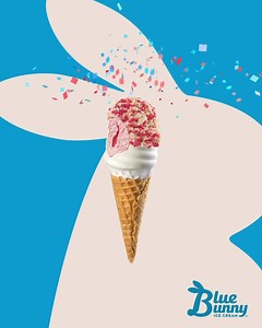 Great things come in mini packages. Open up a Mini Swirl for a massive moment of fun. #GiveInToTheBunny | Blue Bunny