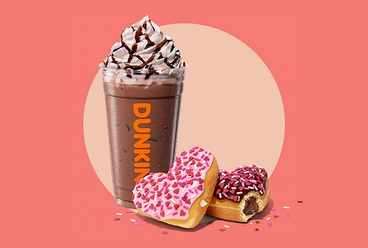 It’s Official: Dunkin’s Valentine’s Day Menu Is Finally Here