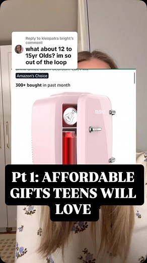 80K views · 1K reactions | A $25 fridge and a couple of diet cokes or energy kids will be a big hit. They also can use this for skincare ◡̈ #teengiftideas #giftsforteens #budgetchristmas #bougieonabudget #uniquegifts | Chelsea Anderson | Facebook