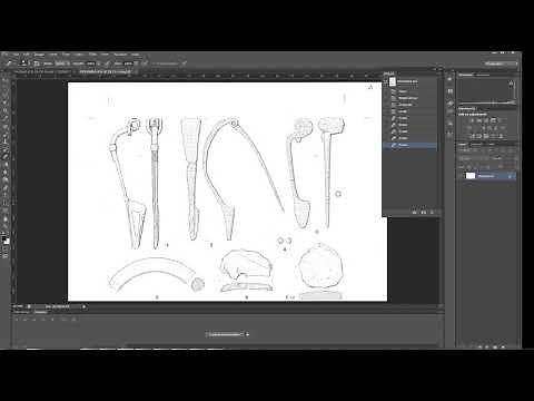 How to Improve your Archaeological Finds Drawings in Adobe Photoshop