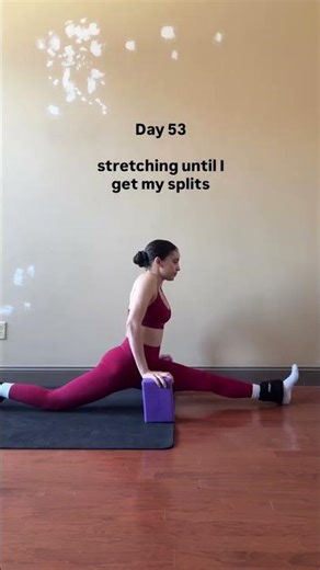 ✅ DAY 53 Here’s What You Should Know: -I’m close (!) BUT only on my left side front split