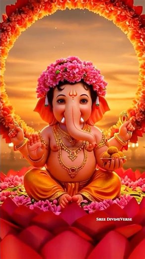 🌅 Ganpati Morning Blessing Song for Positive Day | Sree DivineVerse