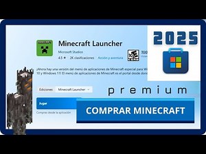 ✅ Cómo DESCARGAR e Instalar MINECRAFT para PC 2025 🚧 Java y Bedrock desde Microsoft Store