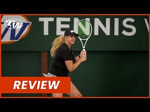 Solinco Whiteout 305 XTD (extended) Tennis Racquet Review (demo now!)