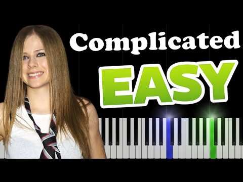 🎹 Complicated - Avril Lavigne | Easy Piano Tutorial