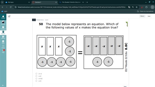 The model below represents an equation. Which of the following ... | Filo