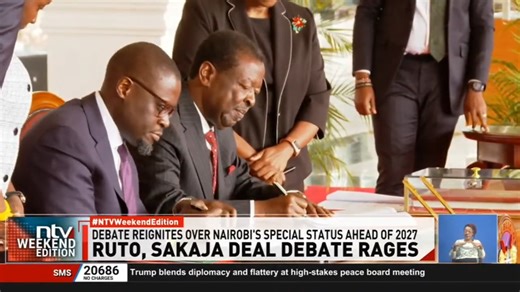 Is Nairobi County becoming ungovernable under devolution? The decision by Nairobi Governor Johnson Sakaja to partner with the national government in delivering three key county functions has reignited debate over whether Nairobi City County should remain an ordinary county, or be elevated to a special status with a distinct governance model. #NTVWeekendEdition | NTV Kenya