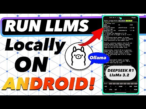 RUN LLMs LOCALLY On ANDROID W/ Ollama: DeepSeek-R1, LlamA 3 & More