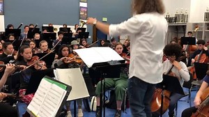 11K views · 618 reactions | Maestro Kerschek rehearsing with the Santa Monica HS Orchestra for the Rick Springield “Orchestrating My Life” full dress rehearsal tomorrow and performance on Saturday at the Saban Theatre in LA. Dress rehearsal and show ticket info at rickspringfield.com | Rick Springfield | Facebook