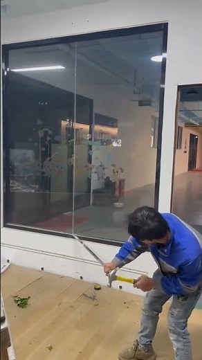 Satisfying ASMR: Tempered Glass Exploding into Snowflakes