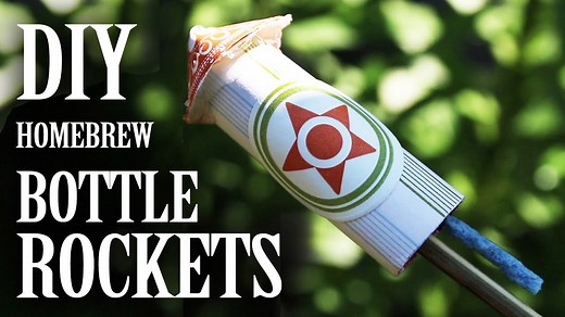 How to Make Bottle Rockets From Everyday Household Items