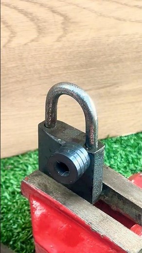 DIY Inventor Hack! Open a Padlock Without a Key (Smart Trick!) #shorts