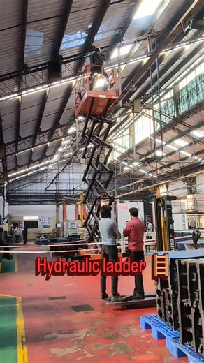 Watch This Hydraulic Ladder Reach the Sky! 🚀 #youtubeshorts #shortsfeed #ytshorts #shorts #ladder