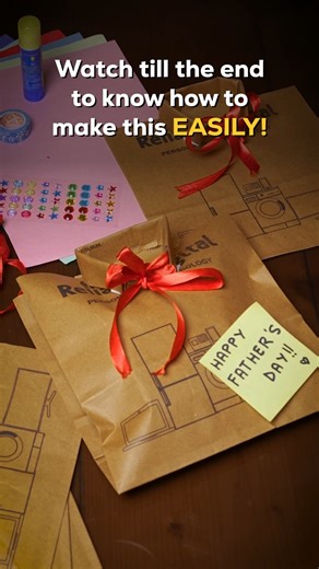 Forgot to wrap Dad’s gift? Here’s a last-minute DIY fix that still shows you care. And for a gift that really makes him smile, shop from Reliance Digital [Father's Day, Gift, DIY idea, Wrap, Special Gift, Reliance Digital, Technology] | Reliance Digital