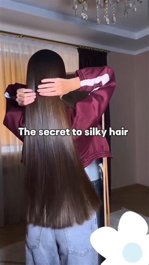 Try this simple hair care routine at home = Soft, shiny & frizz-free hair 🥰💖
