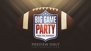 Big Game Party - Title Graphics