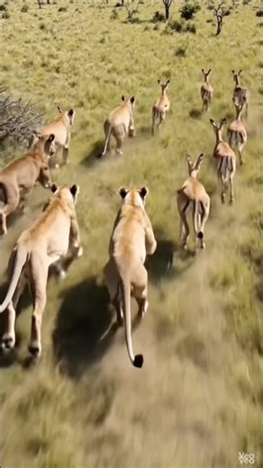 Nature’s Brutal Truth 🦁 Impala vs Lion Chase #Shorts #viral #wildlife