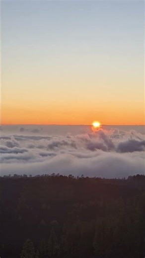 Teide Sunset Above the Clouds 🌅 Hyperlapse Magic | Tenerife Shorts