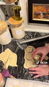 Garlic Parmesan Crackers Ingredients: 2 cups flour 1 cup water plus 2 Tablespoons 2 Tbsp olive oil plus more for brushing 1 tsp salt, plus more for topping 2 tsp sugar 1 Tbsp garlic powder 1 tsp Italian seasoning 1/3 cup grated Parmesan cheese Directions: Preheat the oven to 450°. In a large bowl, combine the flour, salt, sugar, Italian seasoning and garlic powder. Stir well. Next add the water and olive oil and stir until a dough begins to form. It will be shaggy. Add the parmesean and stir in 