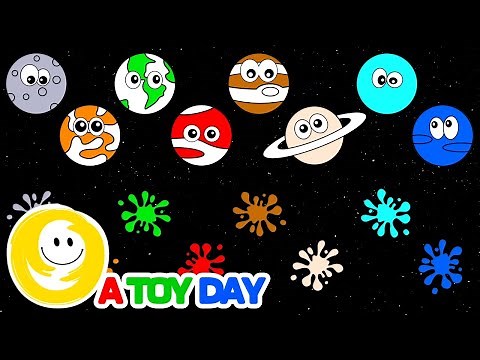 PLANET COLOR Game for BABY 🪐🌎🔭☄️ | Planets | Mercury Venus Earth Mars Jupiter Saturn Uranus Neptune