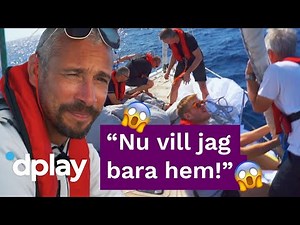 Över Atlanten | Gruppen har ett riktigt otursdygn | discovery+ Sverige