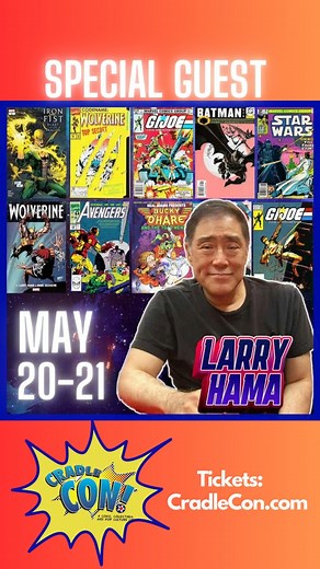 3.5K views | Meet Larry Hama! Tix on sale now! | Cradle of Aviation Museum | Facebook