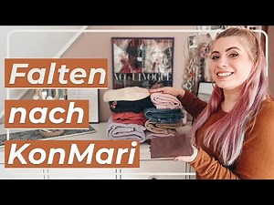 Kleidung falten nach Konmari - effektive & platzsparende Falttechnik | Kleiderschrankordnung Teil 3