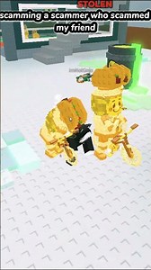 scamming a scammer ! 😂💀 #roblox #dothingsyoudontwanttodo #animation #robloxedit