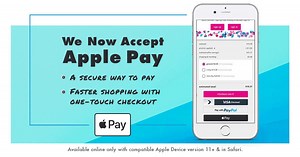 1.2K views · 16 reactions | Now introducing, Apple Pay! It’s a secure way to pay online, plus, enjoy a faster shopping experience with one-touch checkout. | Justice | Facebook