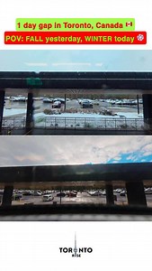 🇨🇦From Fall to Snow ❄️ | GO Train Ride Across Toronto - TorontoRise #Toronto #TorontoSnow #FirstSnow2025 #GOTRAIN #Timelapse #TorontoVibes #WinterVibes #BeforeAndAfter #TorontoIn4K #Snowfall #CanadaWinter #TorontoLife #CinematicTimelapse #TorontoRise #TravelVibes #ASMRVibes #WinterInCanada #CityTimelapse #TrainWindowView #TorontoScenes | Toronto Rise
