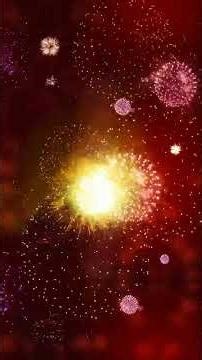 2024 #New year's eve #fireworks show #celebration background. #abstract